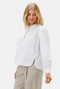 Lucie Organic Cotton Poplin Blouse