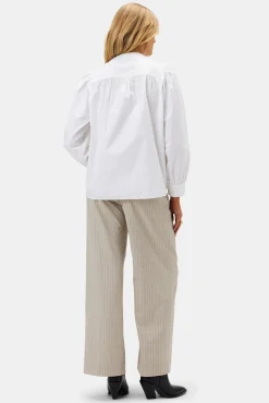 Lucie Organic Cotton Poplin Blouse