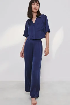 Lunya Washable Silk High Rise Pant Set