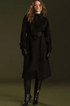 Lya Felted Wool Coat