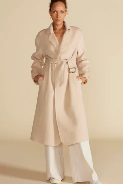 Lya Felted Wool Coat