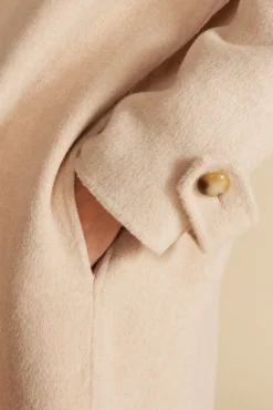Lya Felted Wool Coat