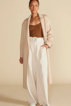 Lya Felted Wool Coat