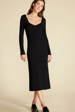 Maelle Square Neck Sweater Dress