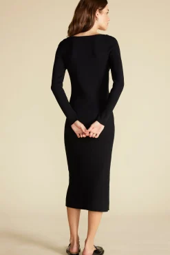 Maelle Square Neck Sweater Dress
