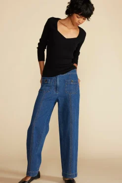 Maelle Square Neck Sweater