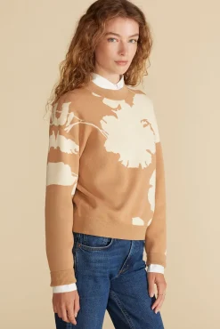 Martha Organic Cotton Jacquard Sweater