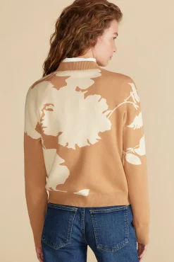 Martha Organic Cotton Jacquard Sweater