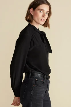 Milla Washable Silk Bow Blouse