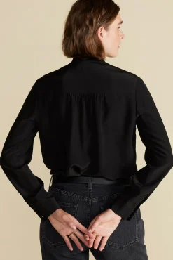 Milla Washable Silk Bow Blouse