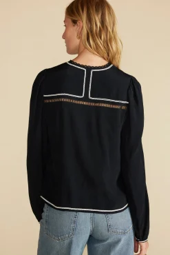 Minna Viscose Crepe Blouse