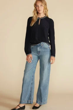 Minna Viscose Crepe Blouse