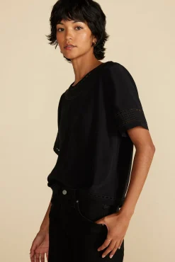 Odilia Embroidered Viscose Top