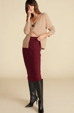 Olympe Knit Pencil Skirt
