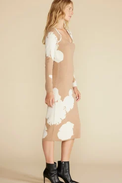 Orane Wool Jacquard Sweater Dress
