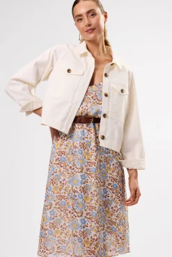 Penny Recycled Sateen Dress