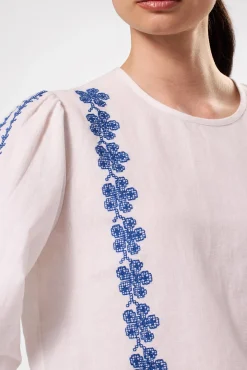 Placed Embroidery Blouse
