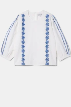 Placed Embroidery Blouse