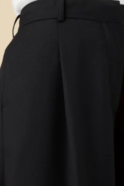 Pleated Wide Leg Trouser