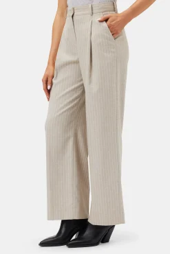 Pleated Wide Leg Trouser