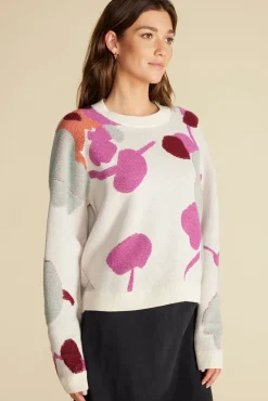 Rowan Jacquard Crew Neck Sweater