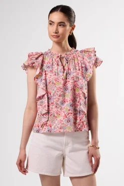 Ruffle Sleeve Top