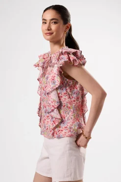 Ruffle Sleeve Top