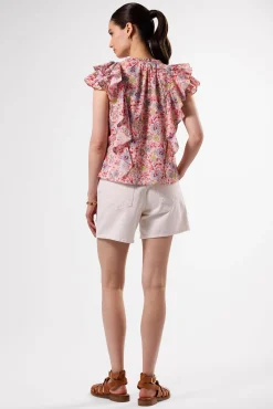 Ruffle Sleeve Top
