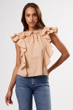 Ruffle Sleeve Top
