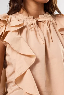Ruffle Sleeve Top