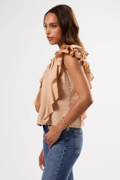 Ruffle Sleeve Top