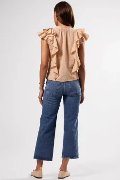 Ruffle Sleeve Top