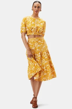 Silas Cotton Linen Skirt