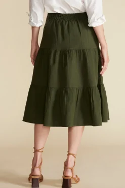 Silas Cotton Linen Skirt
