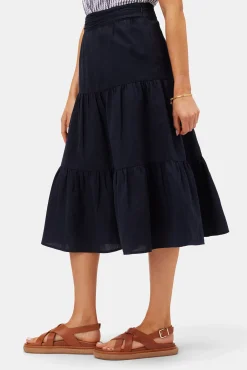 Silas Cotton Linen Skirt