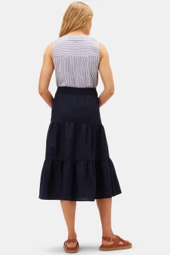 Silas Cotton Linen Skirt