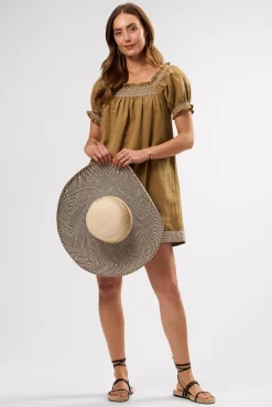 Smocked Embroidery Dress