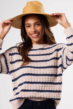 Stripe Novelty Sweater
