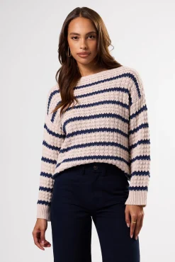 Stripe Novelty Sweater
