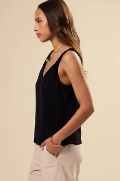 Twist Strap Washable Silk Tank