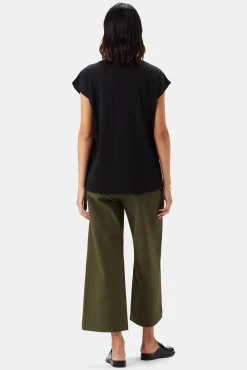 V Neck Solid Tee