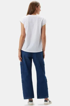 V Neck Solid Tee