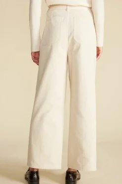 Wide Leg Utility Corduroy Pant
