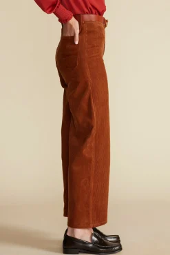 Wide Leg Utility Corduroy Pant