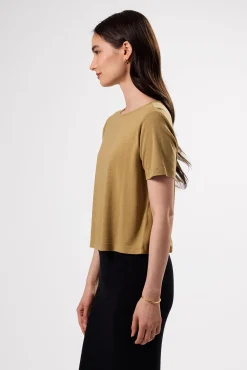 Yvette Silk Knit Tee