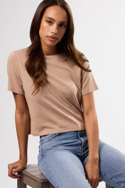 Yvette Silk Knit Tee