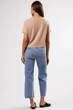Yvette Silk Knit Tee
